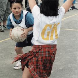 Netball; Brentwood School (blue tops), 12, vs Silverpine Diamonds, 10.