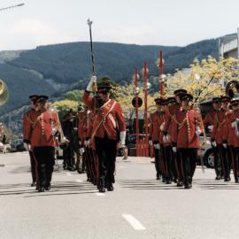 Army Charter parade; New Zealand Army Band.