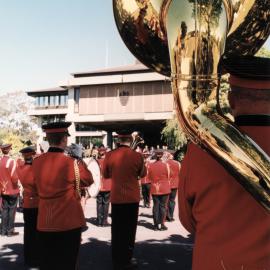 Army Charter parade; New Zealand Army Band, from Burnham, at the Civic Centre.