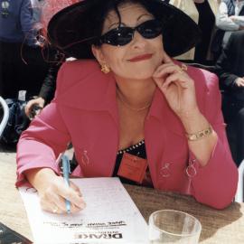 Trentham racecourse fashions 2003; judge; Michelle Boag, former National Party president.