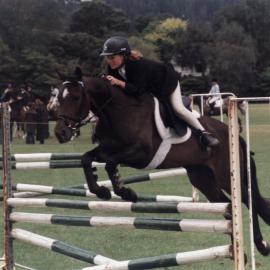 Upper Valley Equestrian Day, Trentham Memorial Park; Freya Thomson on Bobomania.