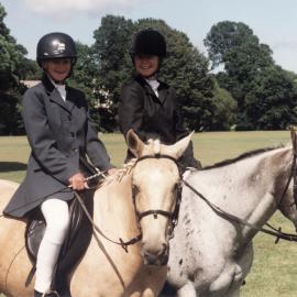 Upper Valley Equestrian Day, Trentham Memorial Park; Kelsey and Belinda Beckett, from Te Marua.