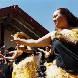 Ōrongomai Marae 2003; Waitangi open day; Cook Islands Christian group from Porirua