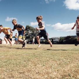 Trentham United Athletics Club’s championships; boys' division sprint.