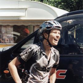 Cycling; Karapoti Classic, 2003; Susy Pride; record attempt frustrated by 5-minute puncture repair.