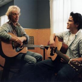 Heretaunga College; music; Wayne Mason, of the Fourmyula, coaching Simon Wharehinga.