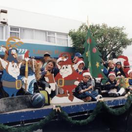 Christmas parade 2003; unidentified children's group.