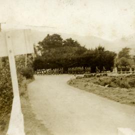 St Patrick's College boys marching, Silverstream.