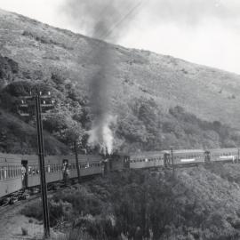Rimutaka Incline; one of the last trains ascending to Summit, 1955
