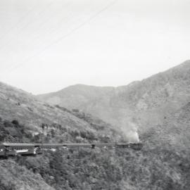 Rimutaka Incline; one of the last trains ascending to Summit, 1955