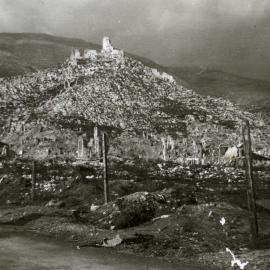 Military Service, World War II; Italy; Cassino.