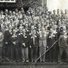 Military Service, World War II; engineers; reunion, Levin, 1953-4.