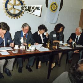 Eric Wood collection; Rotary; president 1991-1992, Doug Ormrod, second from left.