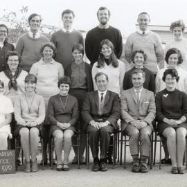 Te Marua School 1970 Staff