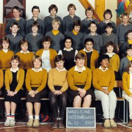 Maidstone Intermediate, Room 10; 1985