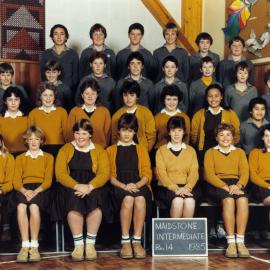 Maidstone Intermediate, Room 14; 1985