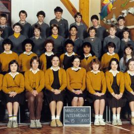 Maidstone Intermediate, Room 15; 1985