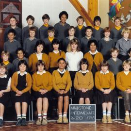 Maidstone Intermediate, Room 20; 1985
