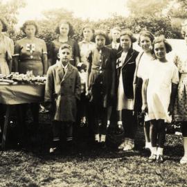 Children fundraising for the war effort, WWII