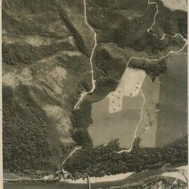 Aerial map 1957; Moonshine bridge 1