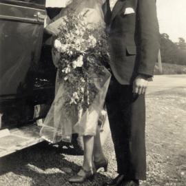 Wedding of Hector Poulson and Ethel May Hazelwood, 1927