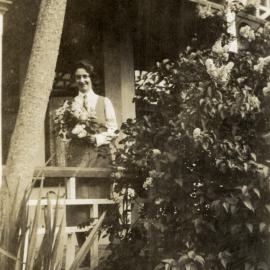 May Hazelwood, at J A Hazelwood's, Main Road, 1925