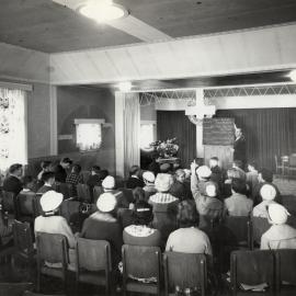 Brown Owl - Rimutaka Baptist Church 001; interior of former Brown Owl tearooms/cabaret?