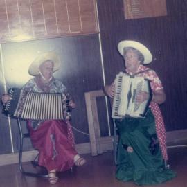 Upper Hutt Bowling Club; Women Playing Accordions 