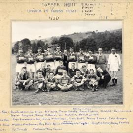Upper Hutt Rugby Football Club; Under 19 4th Grade; 1950