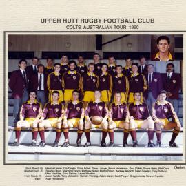 Upper Hutt Rugby Football Club; Colts Australian Tour; 1990