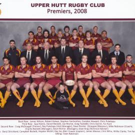 Upper Hutt Rugby Football Club 2008 Premiers