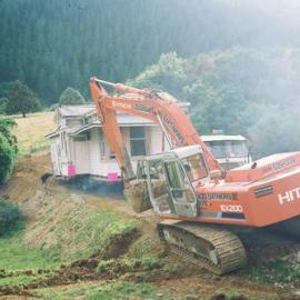 House relocation; from 10 Parliament St, Lower Hutt, to Karapoti 10; larger unit.
