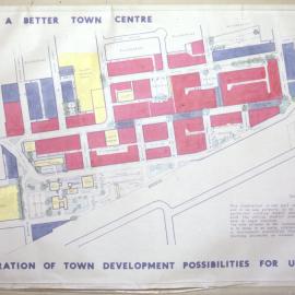 Town planning; illustrative poster, 1968.