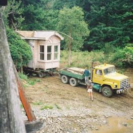 House relocation; from 10 Parliament St, Lower Hutt, to Karapoti  3; smaller unit.