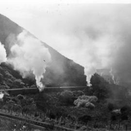 Rimutaka Incline; the last train; five Fell locomotives. [P1-783-2821]