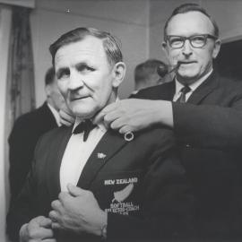 RSA rooms; Gerry Marshall, softball selector-coach, and Jack Hazlitt.