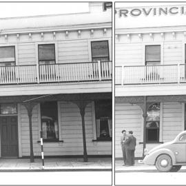Streetscape - Main Street, north side, January 1948.