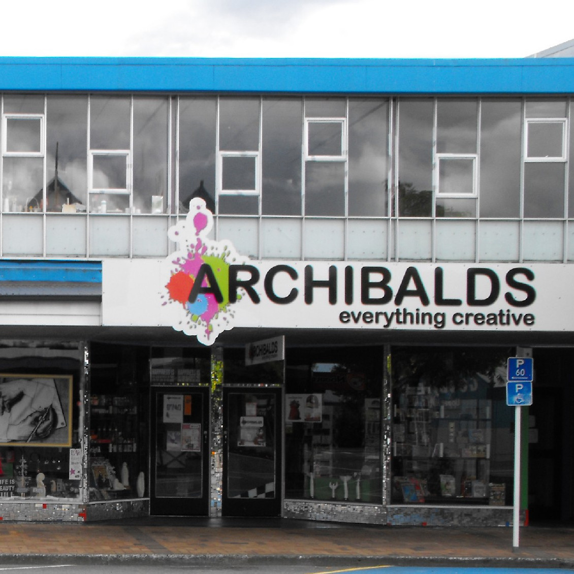 Archibalds gallery and store, 95 Main Street; name varies.