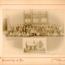 Upper Hutt Primary School; boys' class photo; 1907 or 1908