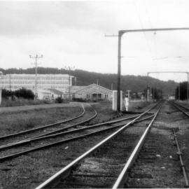 Ministry of Works railway siding, Trentham Camp: Image 1 of 4 - February 1976.