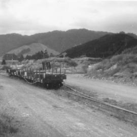 Ministry of Works railway siding, Trentham Camp: Image 4 of 4 - February 1976.