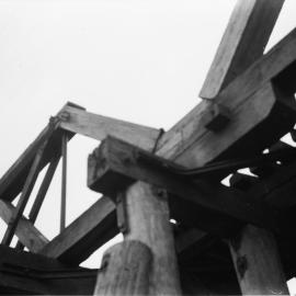Silverstream railway bridge 2 (1903-1957); construction detail.