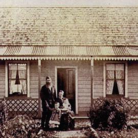 Golder's Cottage, Upper Hutt; John and Jane, with Alexander and John junior
