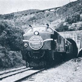 Rimutaka Tunnel opening ceremony excursion train;  3 November 1955