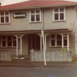 Main  street; the Brunswick private hotel, built in 1929 by Hannah Clark. [P1-790-3298]
