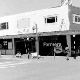 Clouston's Corner building, corner of Main and Wakefield streets; recently vacated by Farmers.