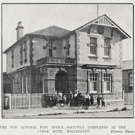 Upper Hutt Post office, newly completed - March 1909.