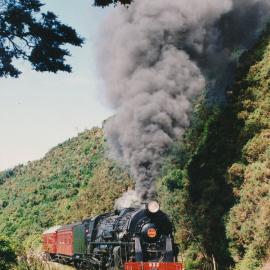 Silver Stream Railway; locomotive Ka-935 in action.