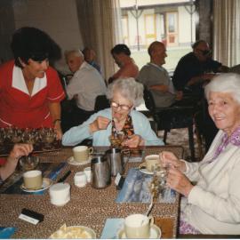 Norman Kirk Eventide Home; oyster treat from Newstalk ZB win-a-wish scheme.