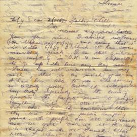 Christie Letter 30 July 1917